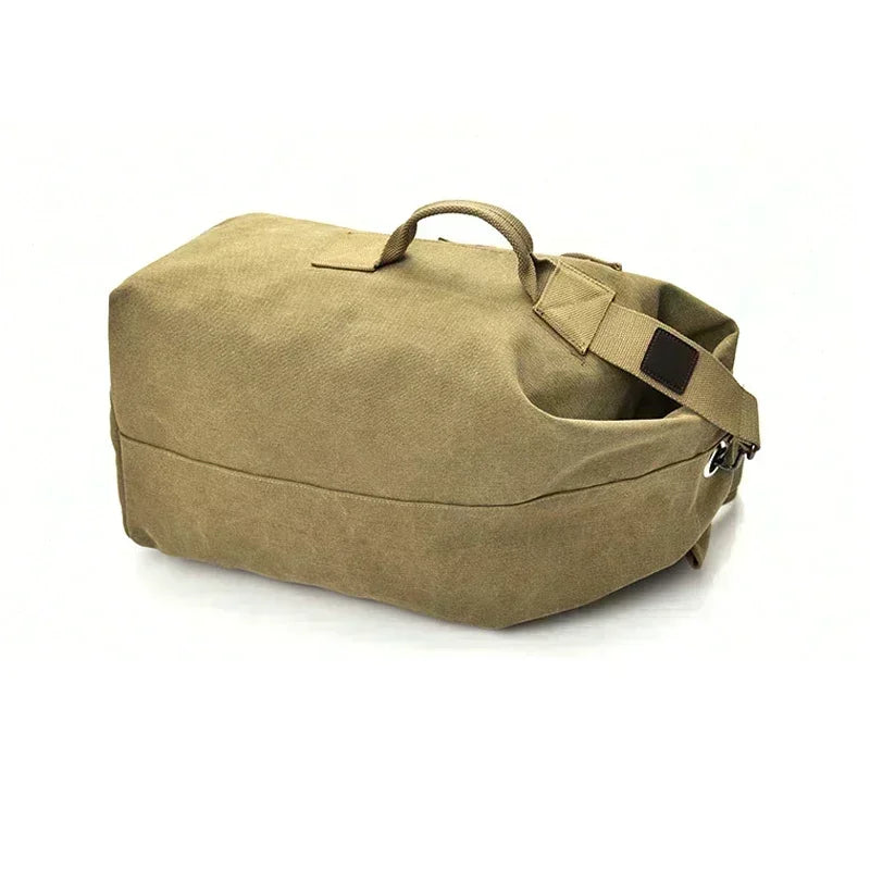 Large Capacity Travel Climbing Bag Tactical Backpack Women Bags Canvas Bucket Bag Shoulder Sports Bag Male