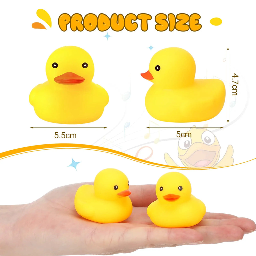 Papere di gomma colorate – set da 1‑100 pezzi per feste, piscina e compleanni