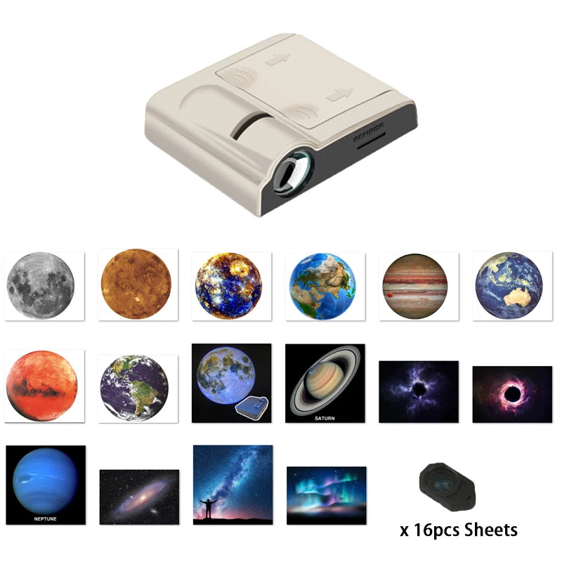 Proiettore Lampada Planetaria Sunset Galaxy Aurora Paesaggio