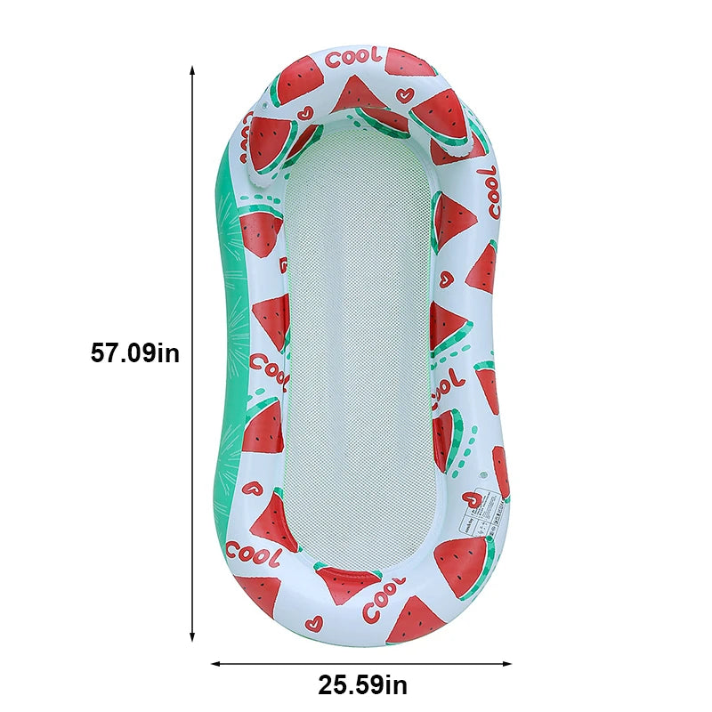 Hamac gonflable pour eau – Matelas flottant de piscine et plage