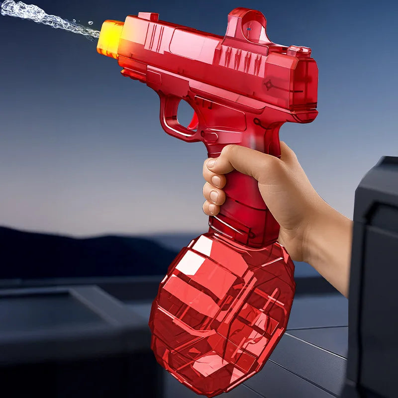 Electric Pulse Water Gun Automatically Sucks Water and Continuously Sprays. Summer Outdoor Game Water Gun Children's Toy Gift