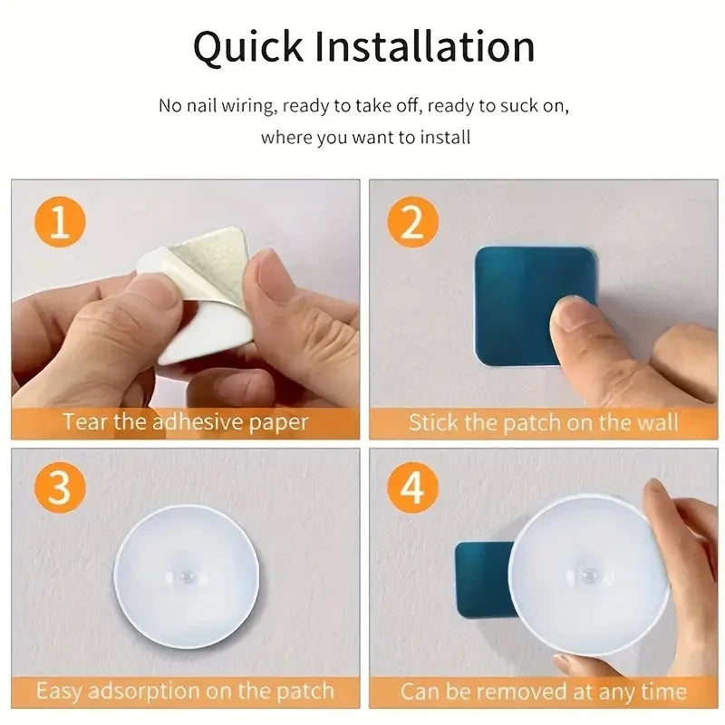 Lampada Notturna a Sensore di Movimento LED Wireless Ricaricabile per Camera e…