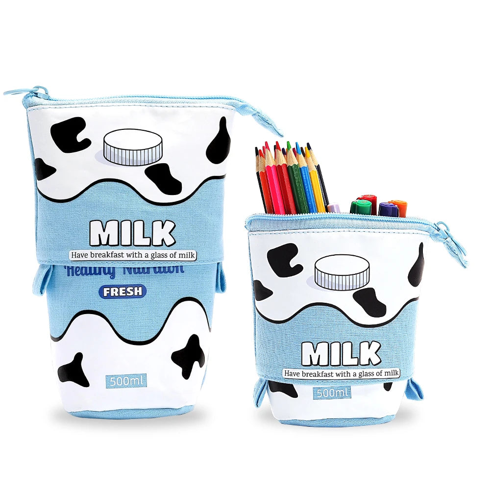 Astuccio Portatile a Sbalzo con Base Stabile – Porta Penne Telescopico Kawaii