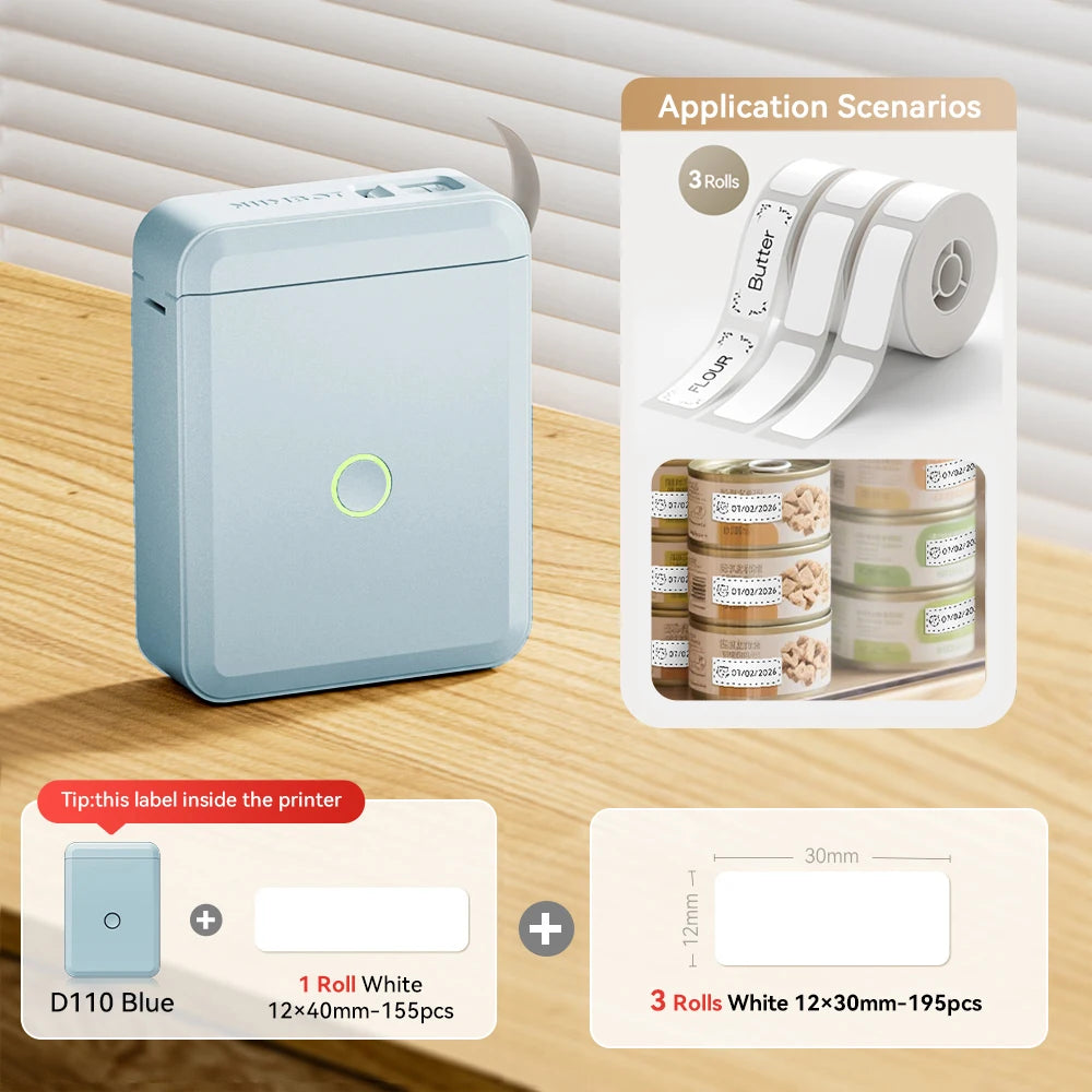Stampante termica portatile Mini wireless per etichette adesive