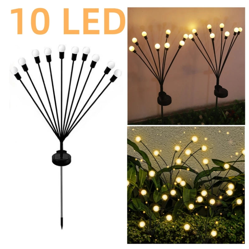 Luci Solari a Lucciola LED 6/8/10 per Giardino, Patio e Percorsi – Senza Fili