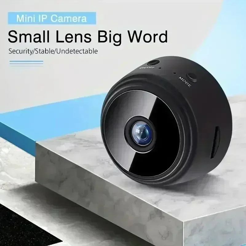 Mini telecamera Wi‑Fi 1080P con visione notturna e rilevamento movimento
