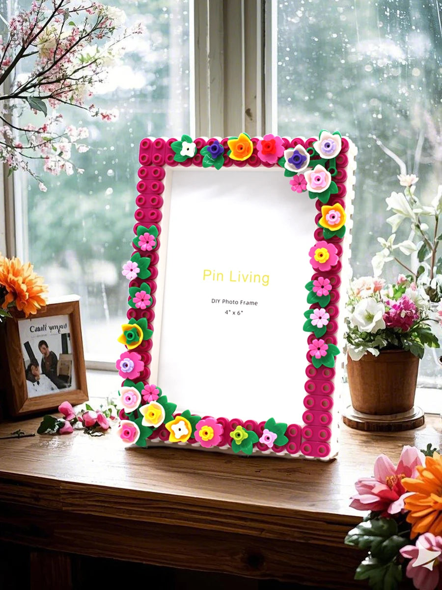 1PC DIY Handmade Creative Photo Frame Kit Memory Making Colorful Platform Photography Studio Gift Set