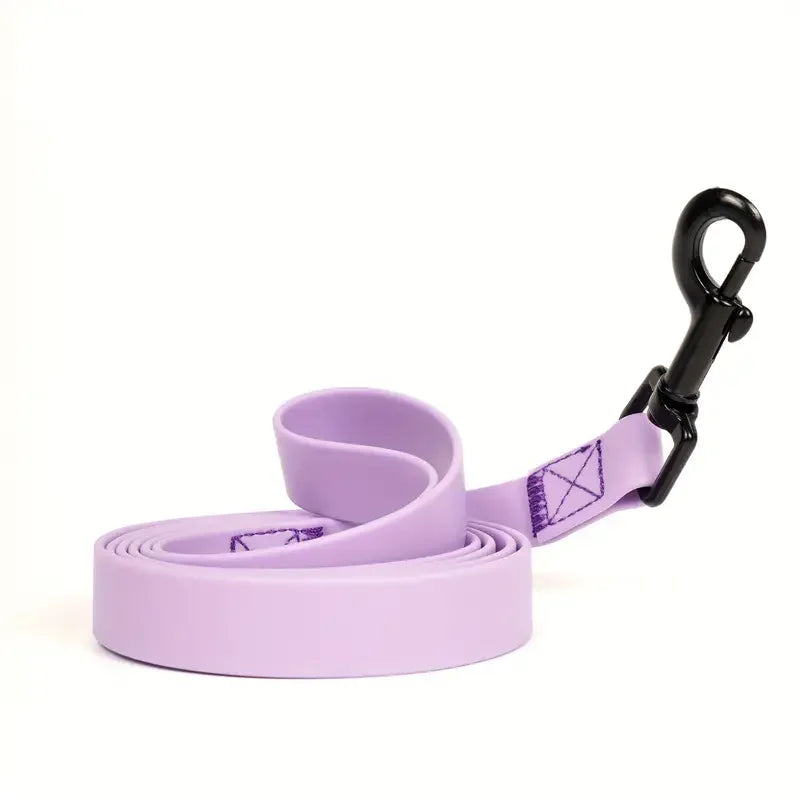 Waterproof PVC Dog Leash Bite Resistant Heavy Duty Training Lead 4FT Long Line for Small Medium Large Dogs,Stain & Odor Resistat