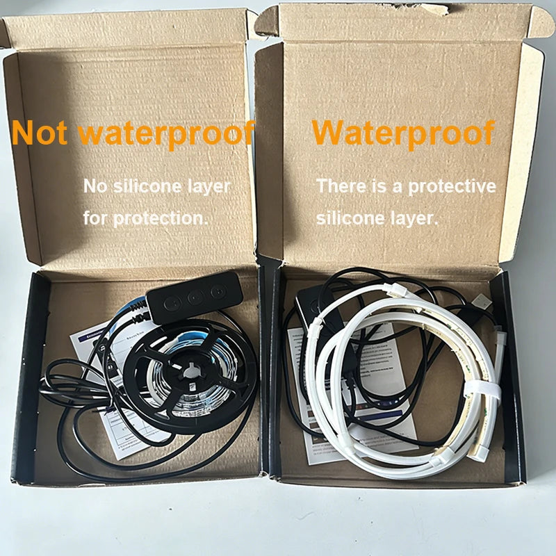 Striscia LED RGB per monitor: sincronizzazione colore, musica e controllo app