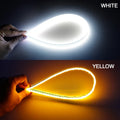 Strisce LED DRL 2 pezzi per auto, impermeabili, flessibili, luce diurna e svolta