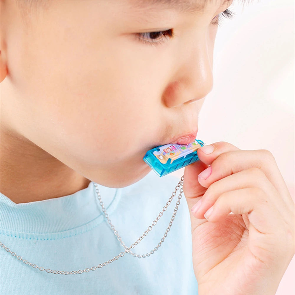 Set di 10-30 Mini Collane Armonica Colorate per Feste e Regali