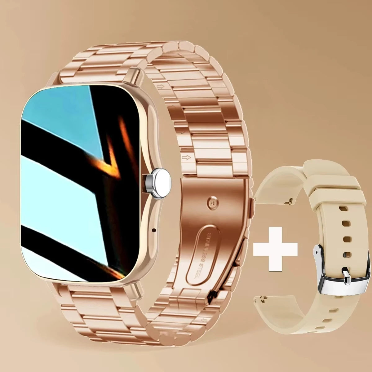 Smartwatch 2025 con touch full, chiamate Bluetooth e monitor fitness
