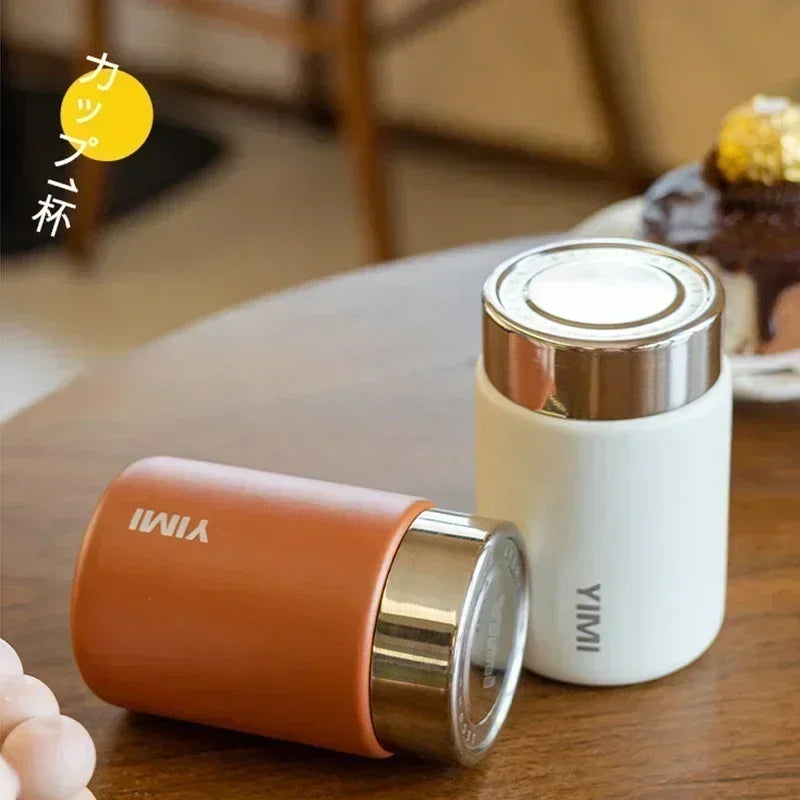 Borraccia termica da 230 ml in acciaio inox 316, tazza portatile e isolante