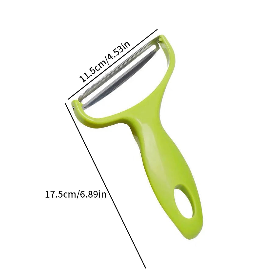 Set da 3 grattugie multiuso per verdure – bocca larga e lame in acciaio inox