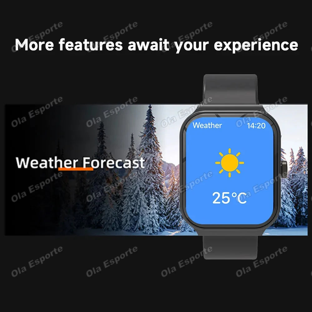 Smartwatch 2026 con ECG, Monitor Cardio, Oxygen, GPS e Chiamate Bluetooth