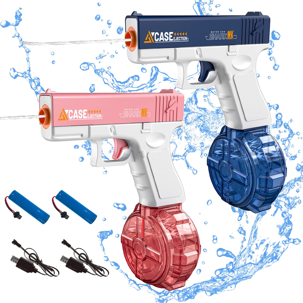 Electric Water Gun Automatic Squirt Gun for Kids and Adults, 26 FT Long Range Water Pistol for Pool Beach Outdoor Play