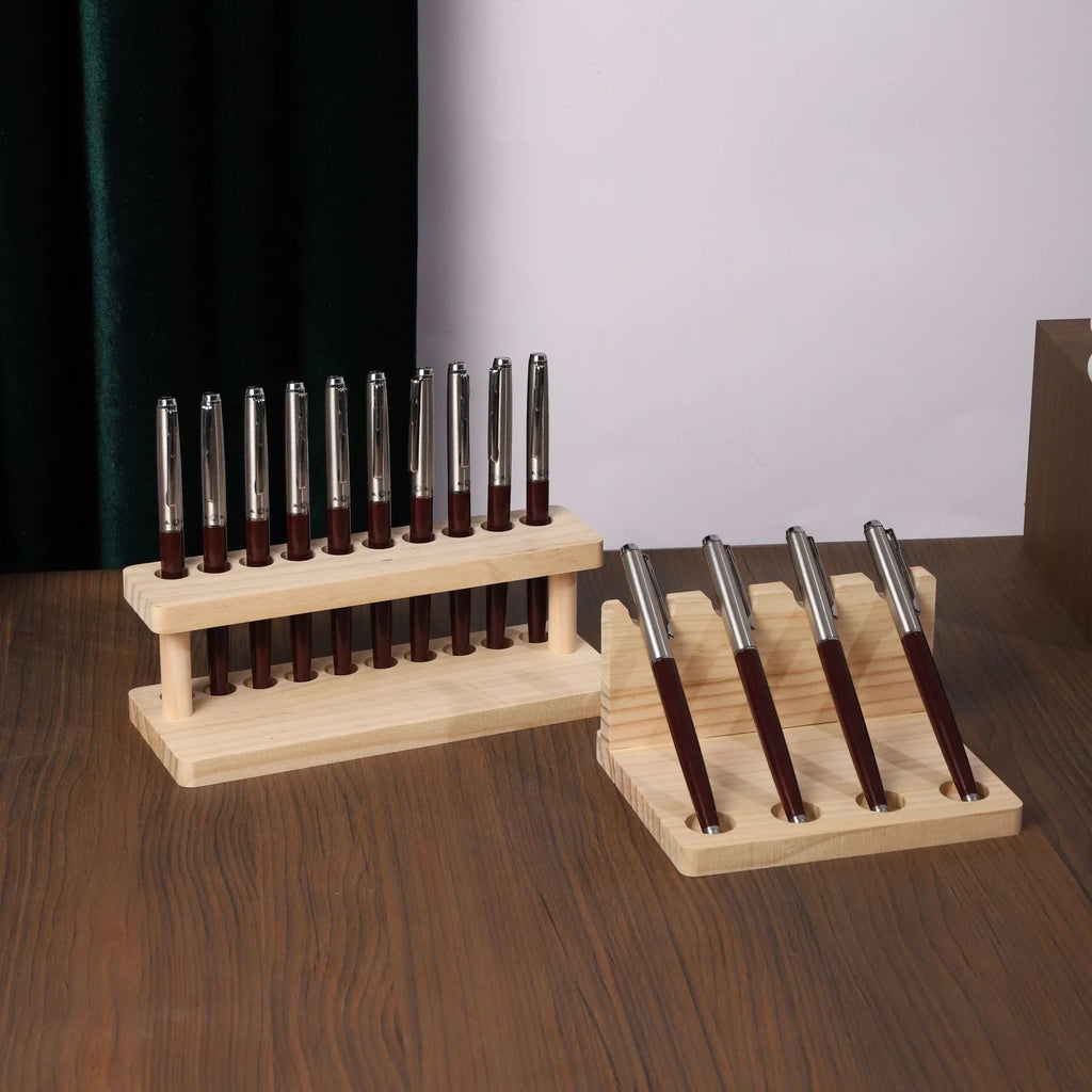 Organizer da scrivania in legno di noce multifunzione: porta penne, supporto…
