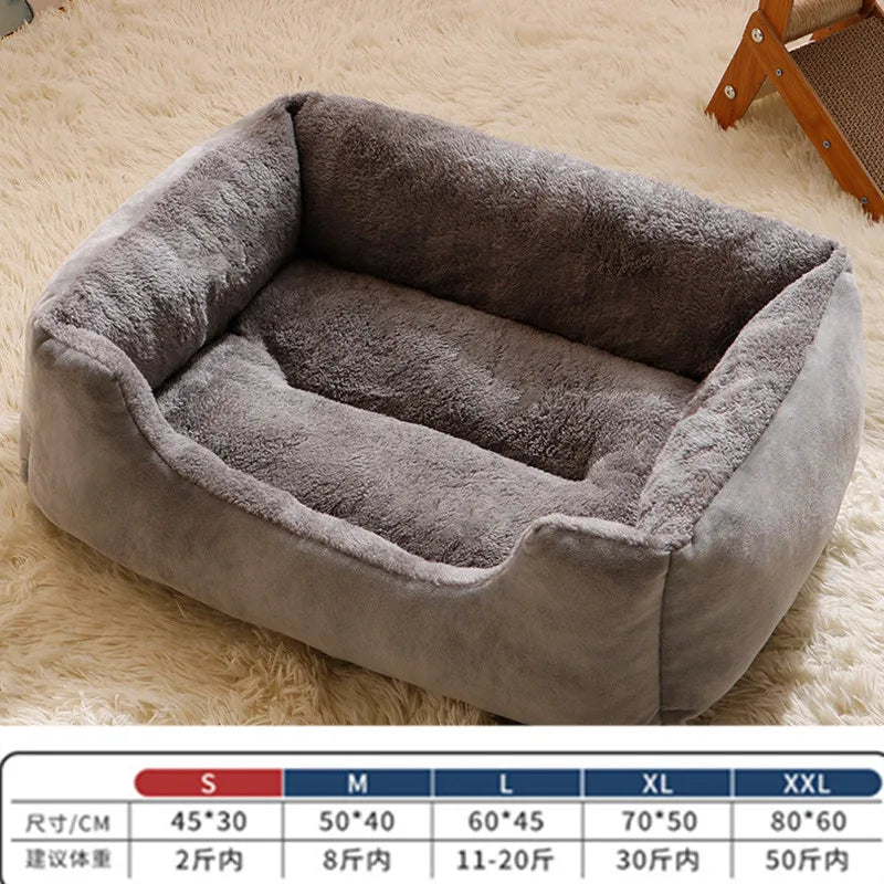 Letto in Peluche Traspirante per Gatti e Cani – 3 Taglie Disponibili