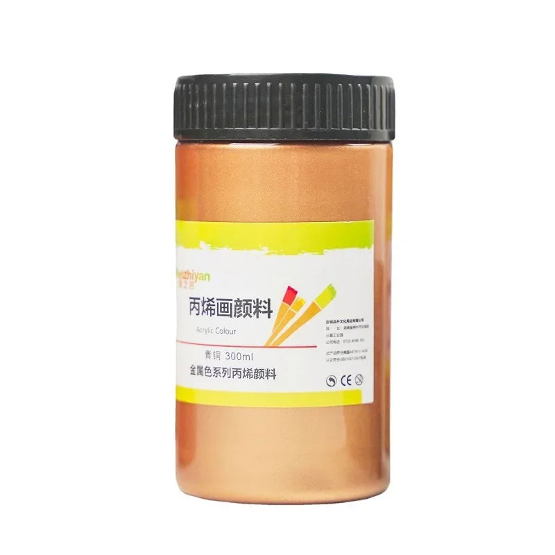 Vernice acrilica metallica perlata 60/100ml, impermeabile e non sbiadente