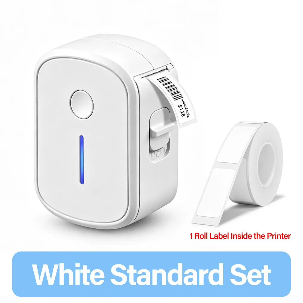 Stampante Mini Etichette Termiche Bluetooth Portatile, 15 mm, 16 ppm
