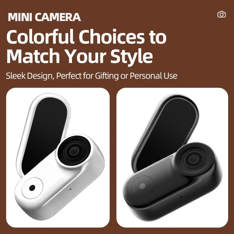 Mini action camera 4K HD portatile, POV, montaggio magnetico per casco e bici