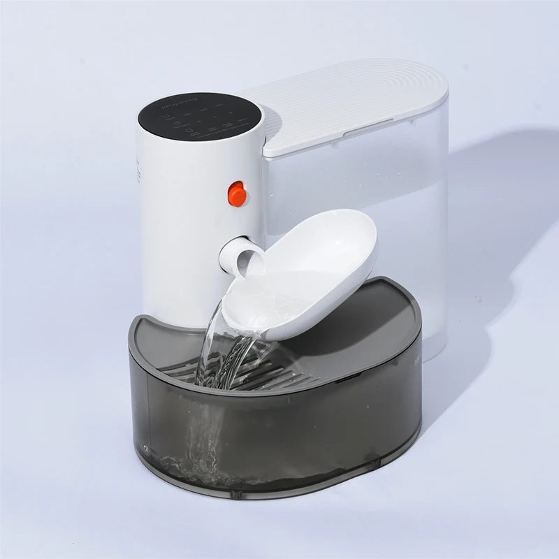 Fontana d'Acqua per Gatti e Cani Piccoli con Alimentatore Automatico a Batteria
