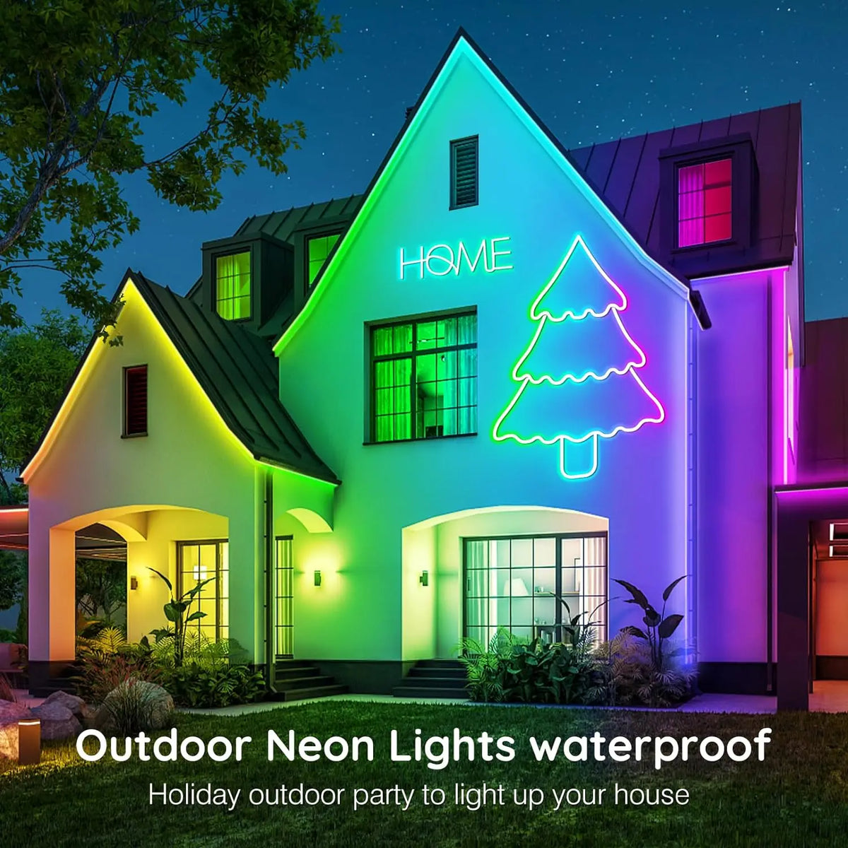 Striscia LED Neon RGB flessibile 24V con telecomando e app – IP65 waterproof