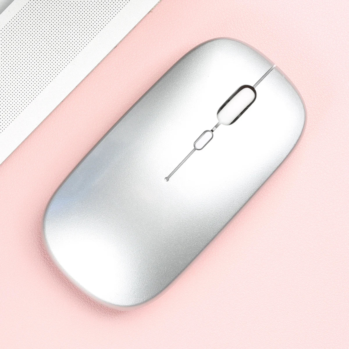 Mouse wireless Bluetooth silenzioso 1600 DPI, 4 tasti, compatibile laptop e…