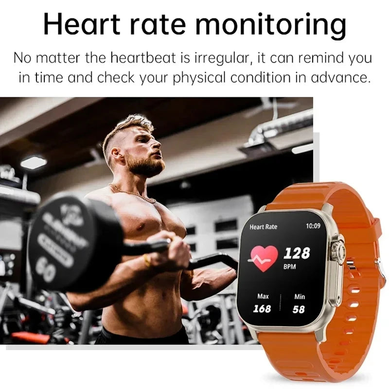 Smartwatch con Chiamate Bluetooth 2,01" HD — Fitness, Sonno e Notifiche