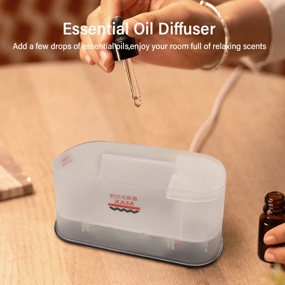 Diffusore aromaterapico con fiamma arcobaleno, luce LED e umidificazione…