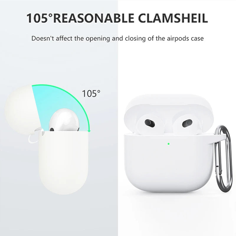 Cover Silicone per AirPods 4 e AirPods 5 - Protettiva Antiscivolo