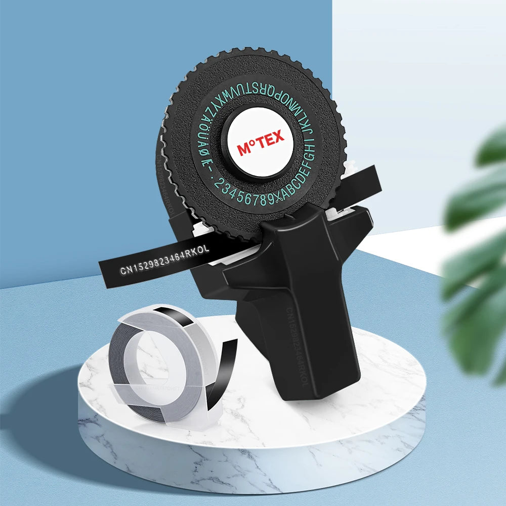 Stampante Etichette Manuale 3D Impermeabile con Nastro in Plastica