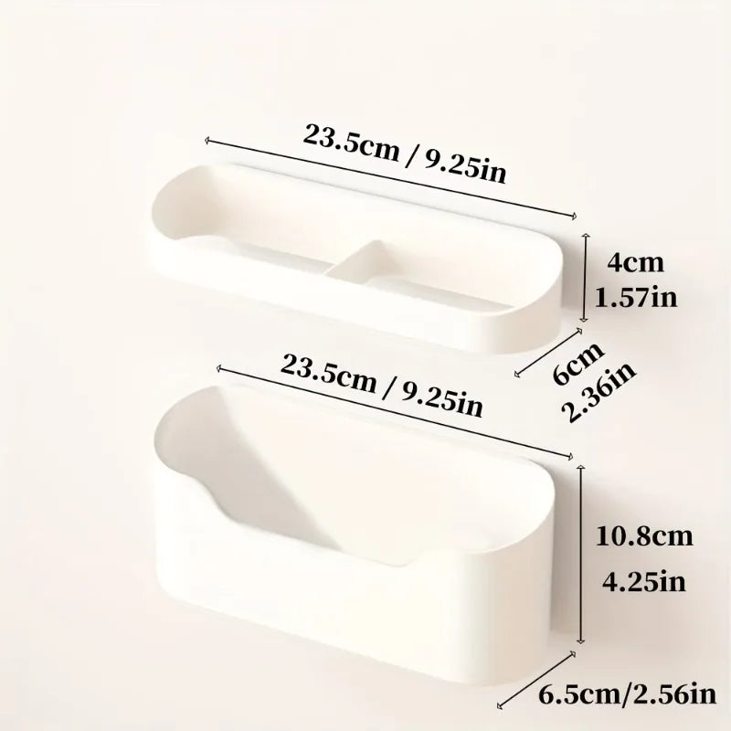 Wall-Mounted Umbrella Stand with Drip Tray Vertical Storage for Long Handle Umbrellas Space-Saving Organizer for Indoor Use