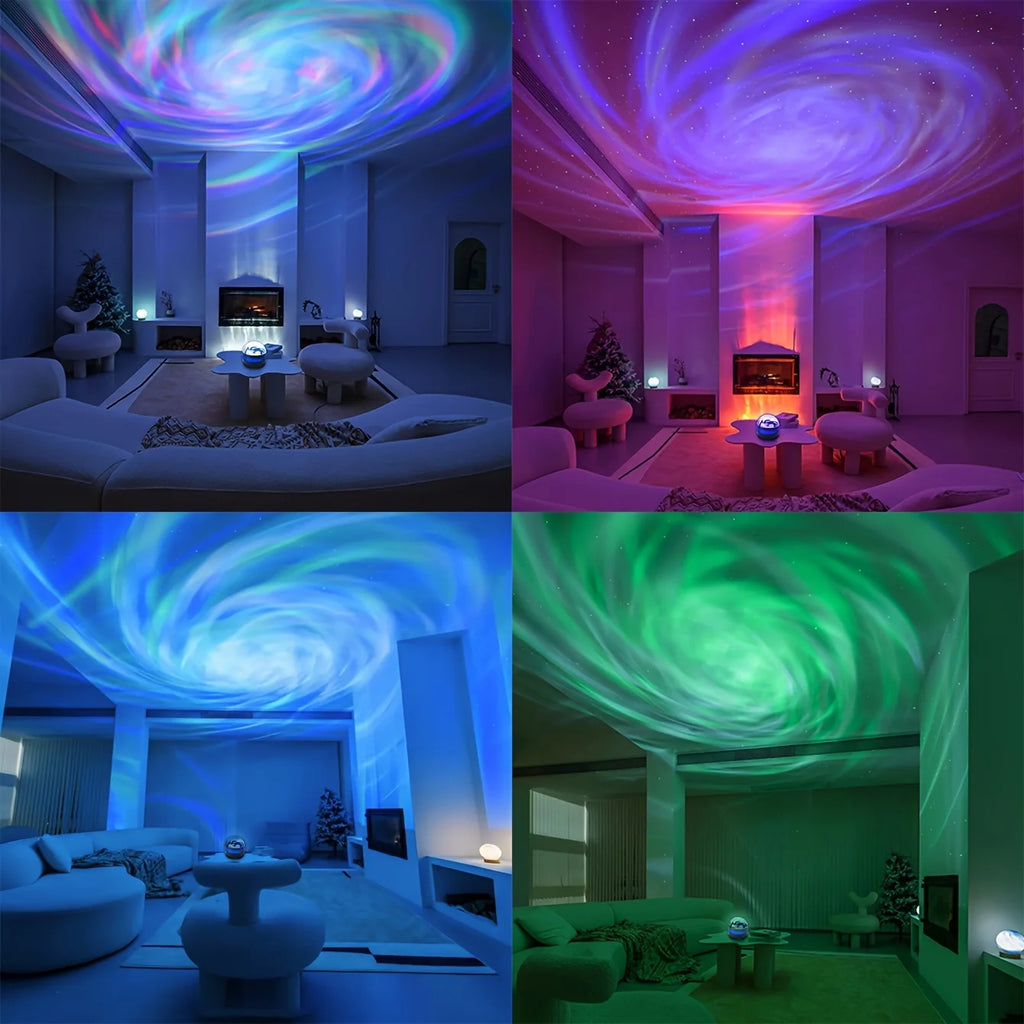 Proiettore LED Galaxy – Lampada RGB con Telecomando USB per Camera e Casa