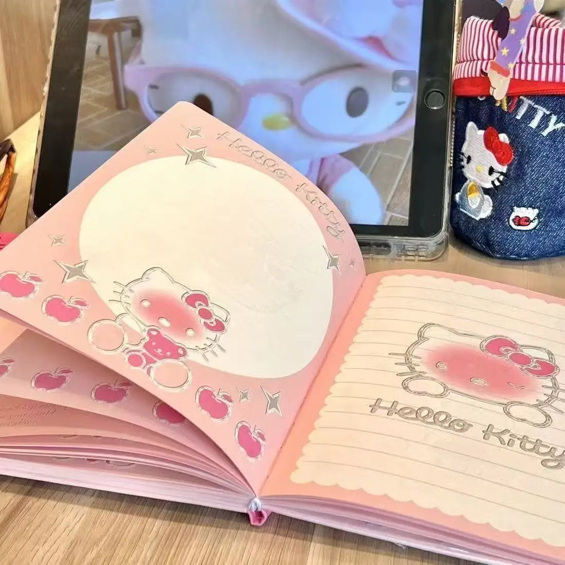 Quaderno A6 con dolce gatto - Diario per studenti e appunti
