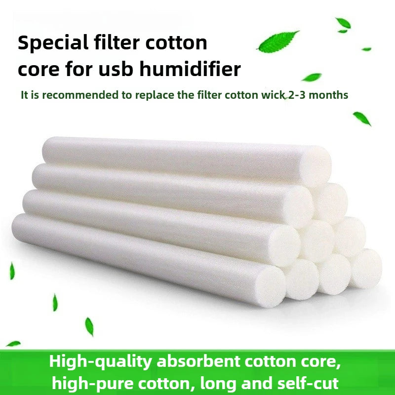 Home Fragrance Diffuser Stick Replacement Cotton Rod Adjustable Size For Humidifier And Home Decoration