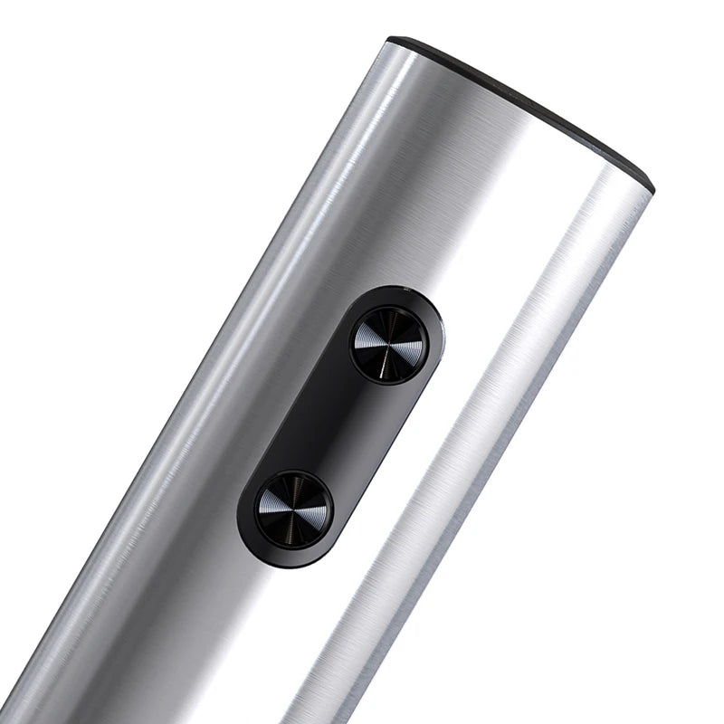 Apri Bottiglie Elettrico in Acciaio Inox con Luce LED e Tagliacapsula