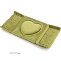 Fashion Velvet Necklace Storage Box Double Door Multi-functional Jewelry Display Box Solid Color Rings Bearer Box