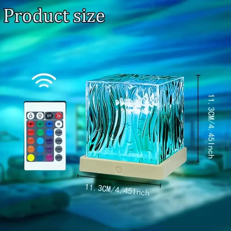 Proiettore Luci Ocean Wave 16 Colori con Telecomando - Lampada Aurora LED