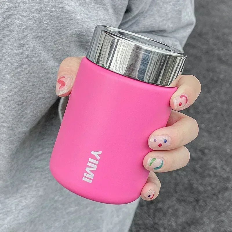Borraccia termica da 230 ml in acciaio inox 316, tazza portatile e isolante