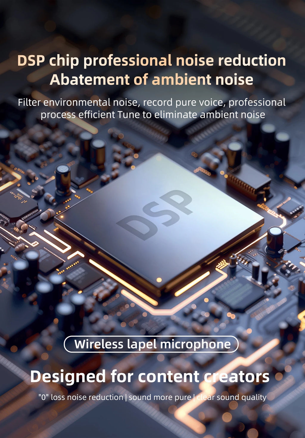 Microfono Lavalier Wireless Dual per iPhone e Android – Audio Cristallino