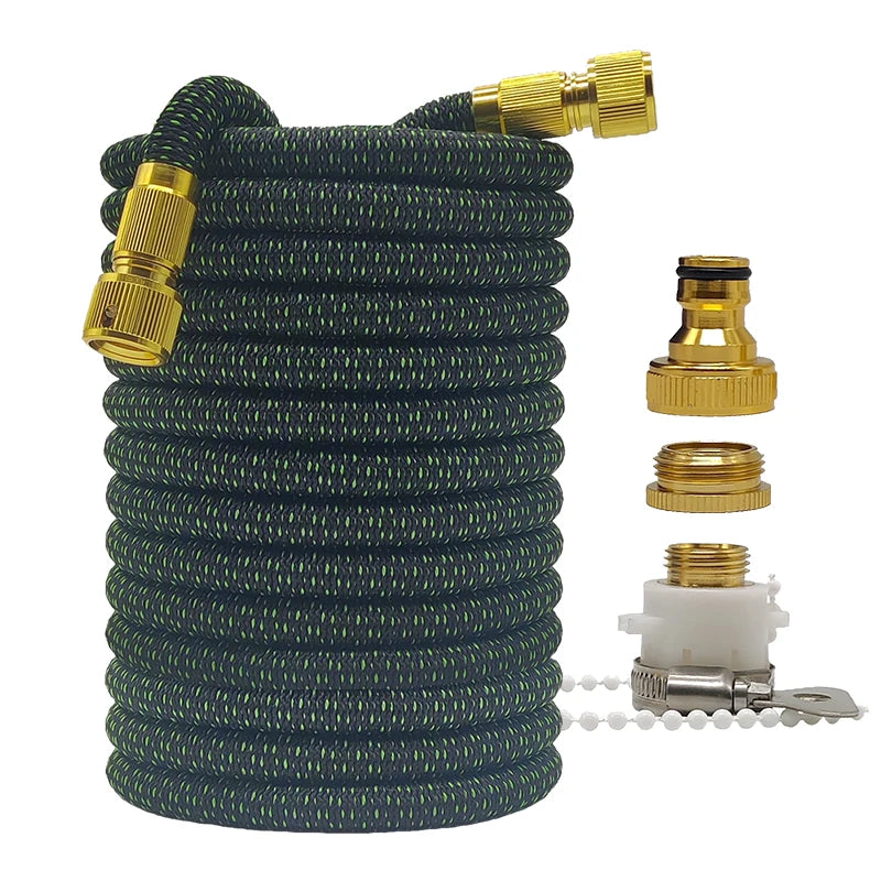 Tubo da giardino espandibile 2,5‑30 m – pressione, flessibile e anti‑corrosione