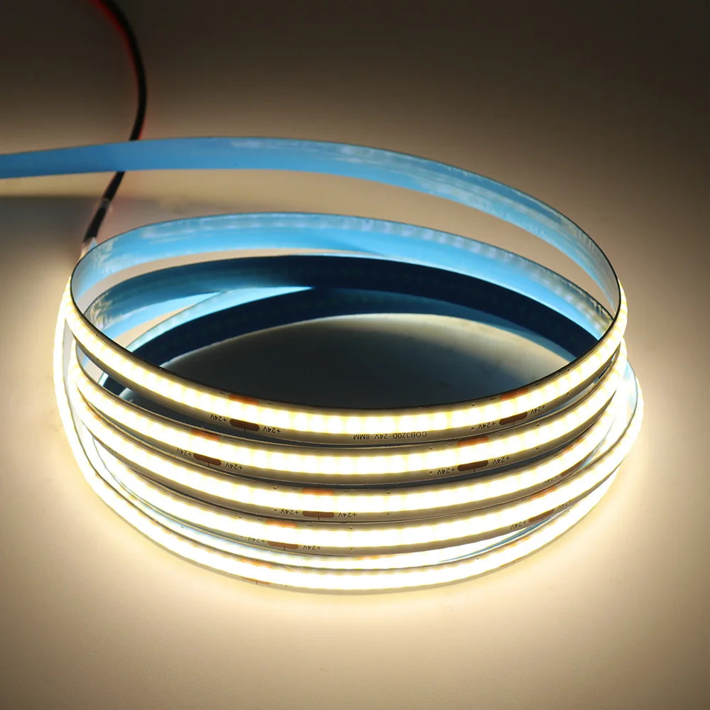 Striscia LED COB 12V/24V 320 LED/m Alta densità RGBW Multicolore
