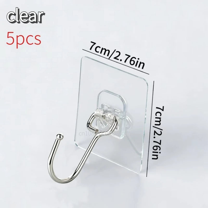 Ganci adesivi rotanti impermeabili per parete e porta – cucina e bagno