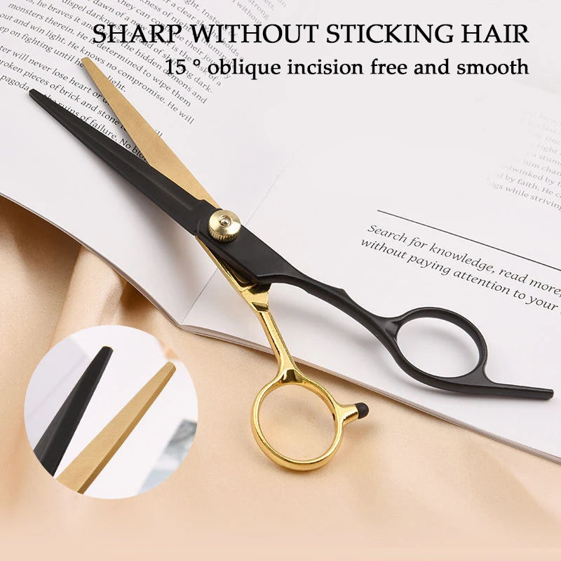 Professional Pet Grooming Scissors Stainless Steel - Right Hand Orientation, Multi-Purpose Hair Trimming Shears For Dogs Pets