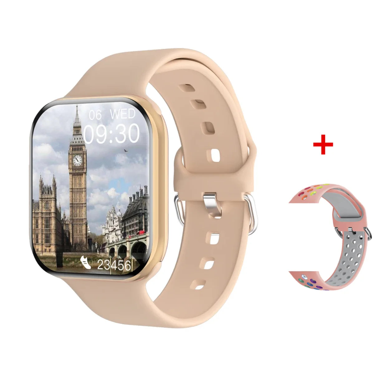 Smartwatch 2026 GPS per Apple, AMOLED HD 1.9", 10 sport, impermeabile IP68,…