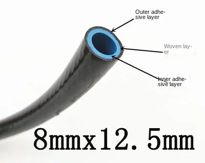 1M High Pressure Explosion-proof Trachea Resin 5-25mm Oil Pipe Hose High Pressure Fuel Pipe Figh Temperature Resistant Fuel Pipe