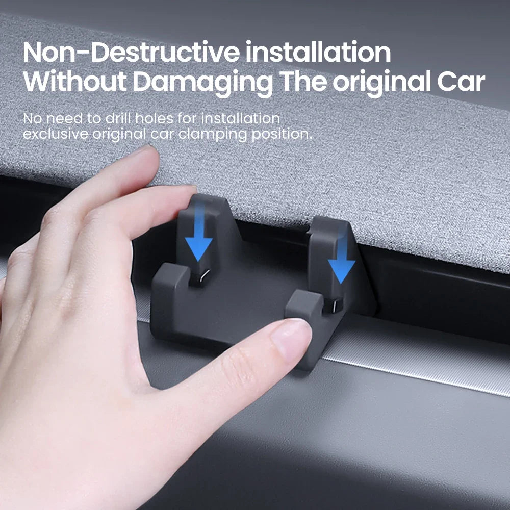 YZ For Tesla Model 3 Y Highland Juniper  Car Phone Holder Air Vent Clip Mobile Cell Phone Stand In Car Liquid Silicone Air Outle