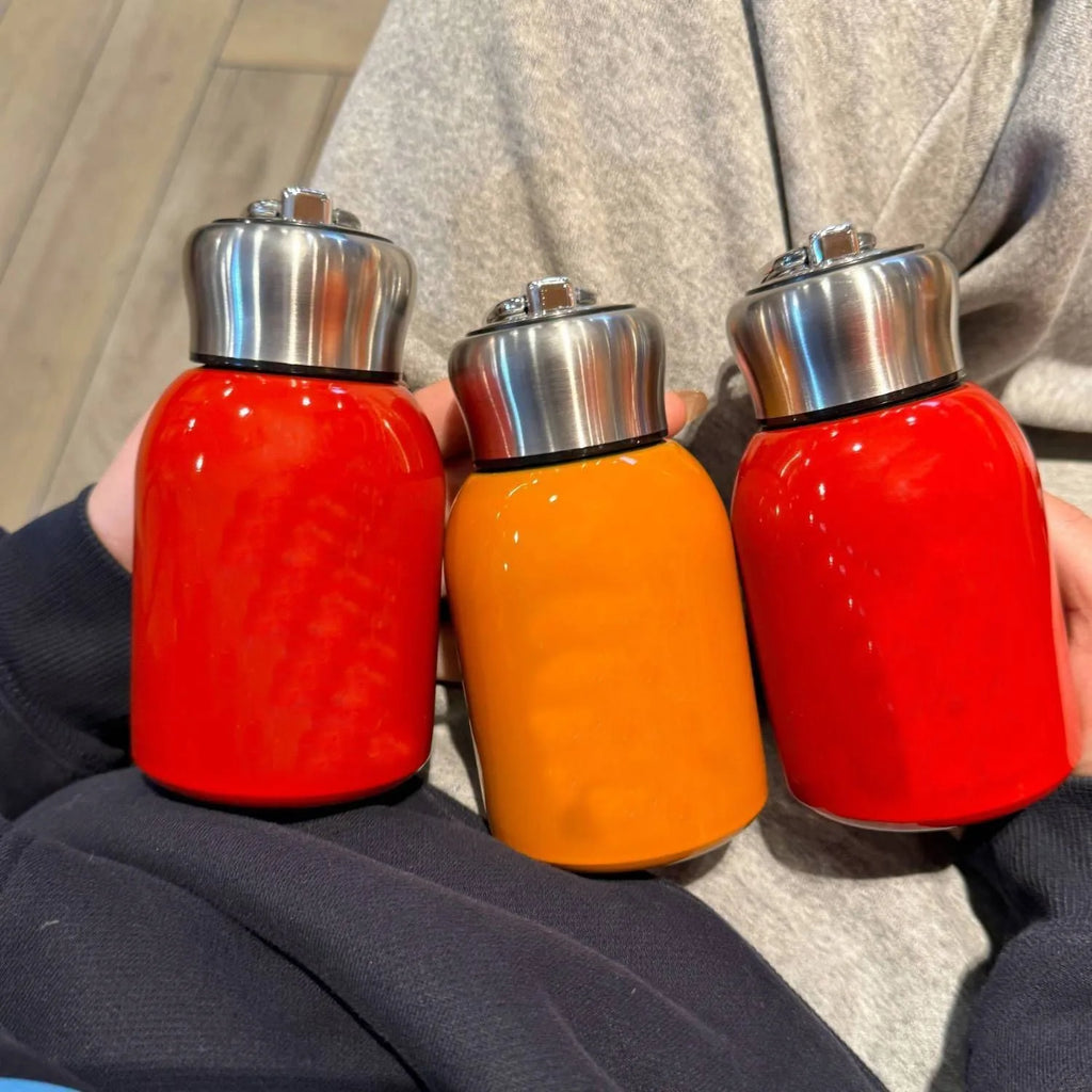 Bottiglia da viaggio da 300 ml in acciaio inox con isolamento termico e…