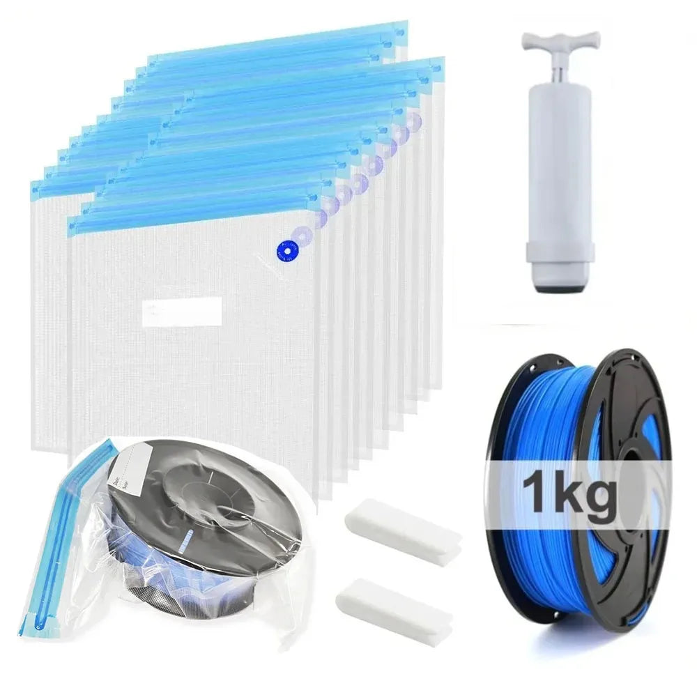 Buste sottovuoto per filamento 3D 1 kg – PLA, ABS, TPU, PETG – Conservazione…